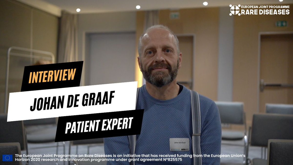 Watch the @EJPRareDiseases new interview featuring Johan De Graaf, a Patient Expert. Johan highlights the important role of patients in research, emphasizing significant changes in the past years. ▶️ Watch the full video here: youtube.com/watch?v=sADAC3…