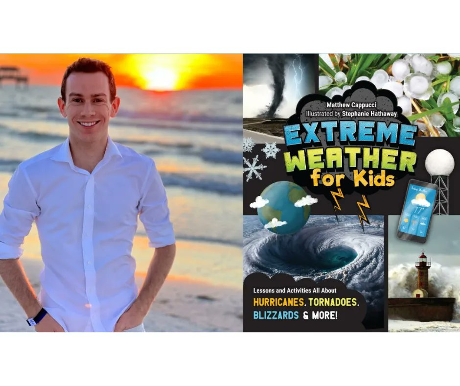 LAST DAY. Enter now for a chance to win 1 of 50 copies of the NEW book Extreme Weather for Kids📚⛅ ! app.viralsweep.com/sweeps/full/5d… Also enjoy the keynote from his author @MatthewCappucci, now ON DEMAND 🌡️☀️🌀 sharemylesson.com/webinars/keyno…