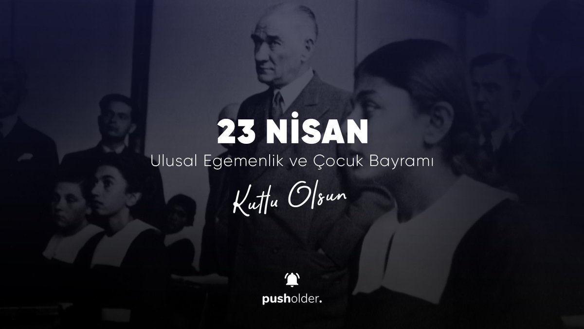 Mustafa Kemal Atatürk'ün çocuklara armağan ettiği 23 Nisan Ulusal Egemenlik ve Çocuk Bayramı kutlu olsun.