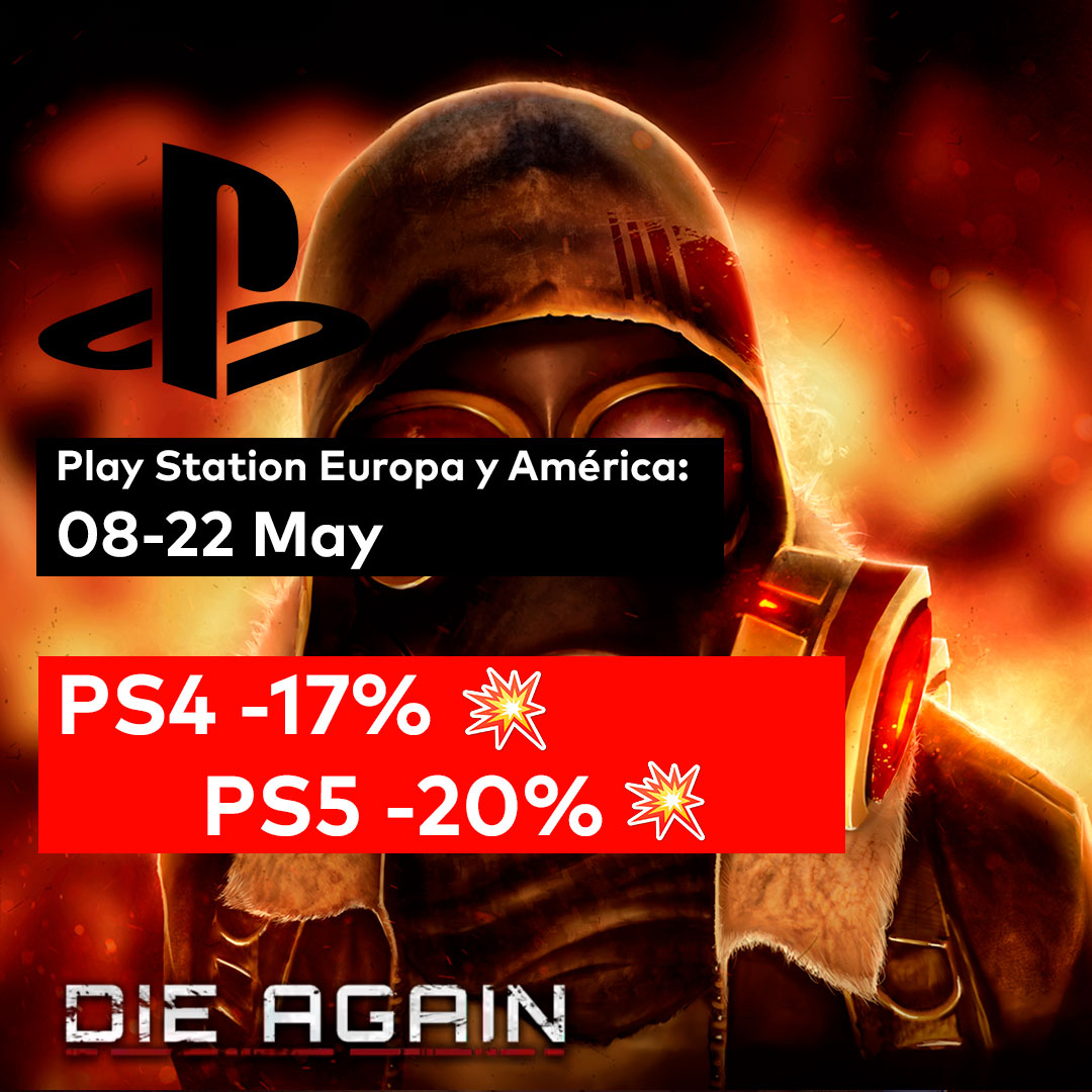 More sales! 

Starting today, you can purchase Die Again on PS4 &amp; PS5 at a discount! Don't miss out, because it ends!

Check the links in the profile 👆 

#DieAgain | #gamedev | #indiedev | #indiegame
