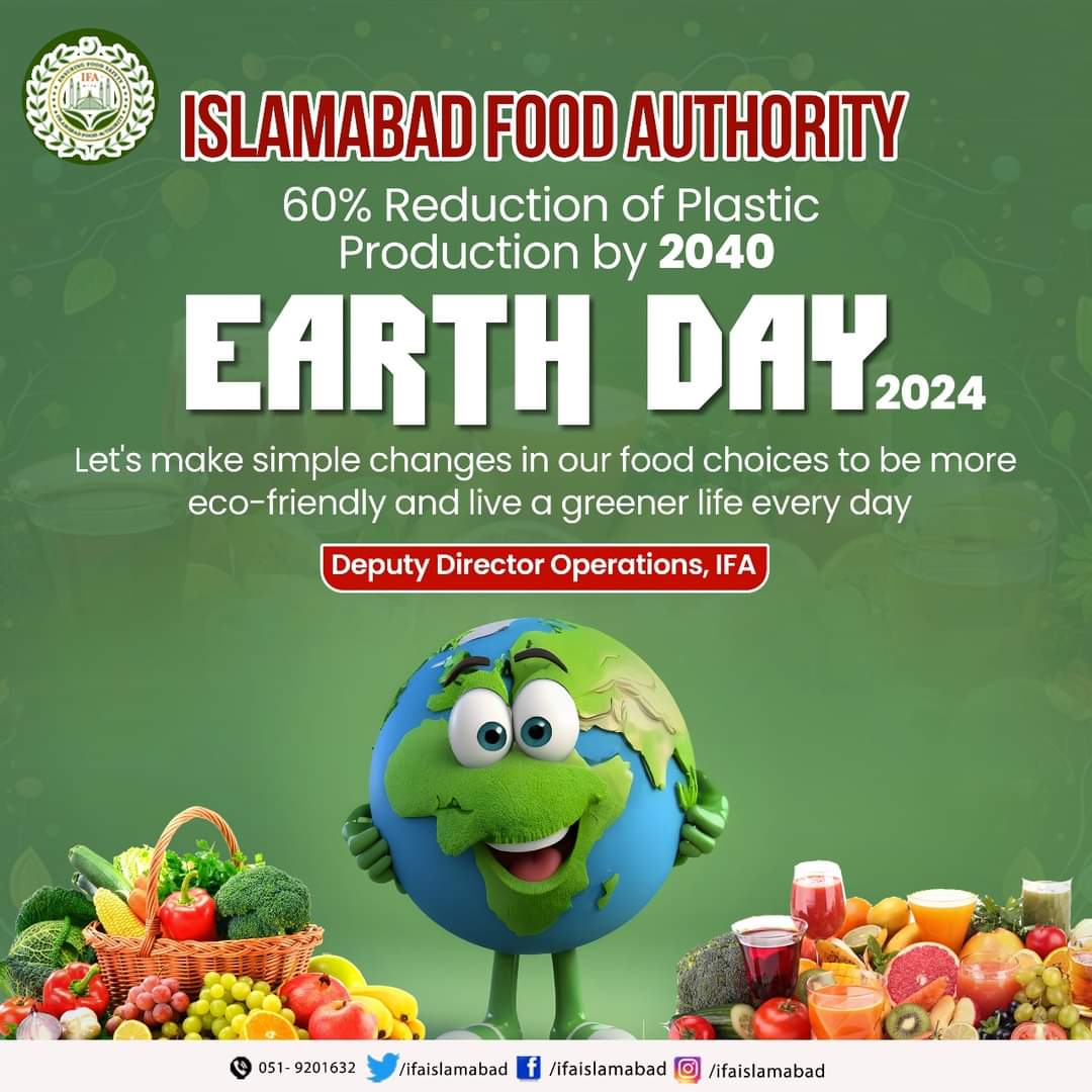 Let's nourish the planet with eco-friendly food choices. @dcislamabad @rmwaq