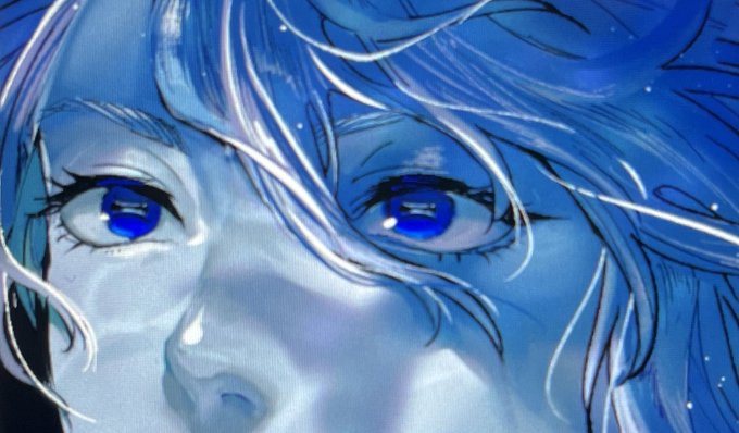 「blue eyes blue theme」 illustration images(Latest)｜3pages