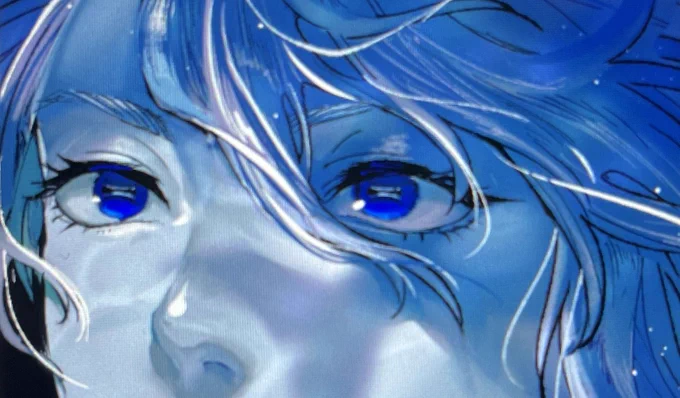 前に描いて雰囲気は気に入ってるけど、なんだか微妙だなーと思ってたやつをこねくり回している 