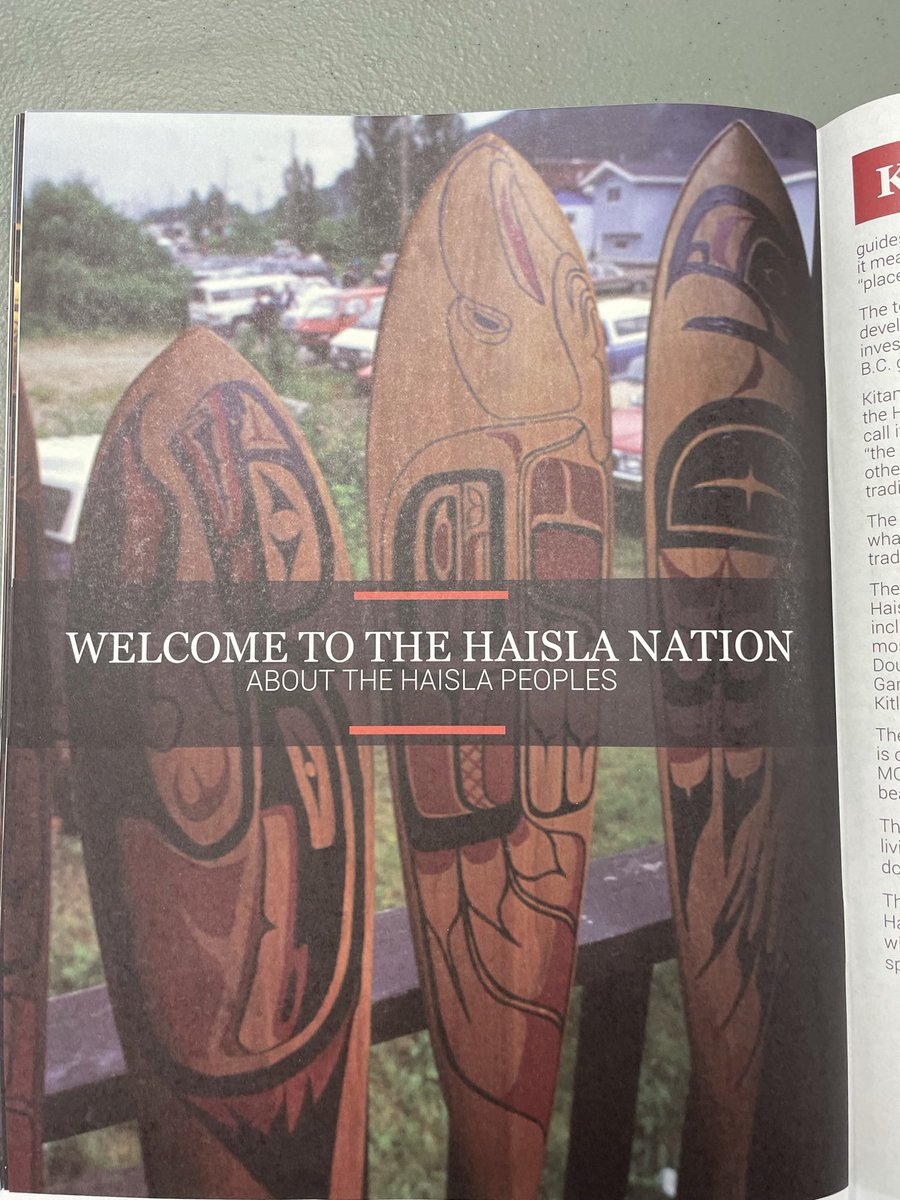 We did a cultural awareness course that was taught by a local indigenous lady from the Haisla Nation, she was really nice & we learned some interesting things about the local tribes-the LNG project brings a lot of wealth & opportunity to the locals of Kitimat