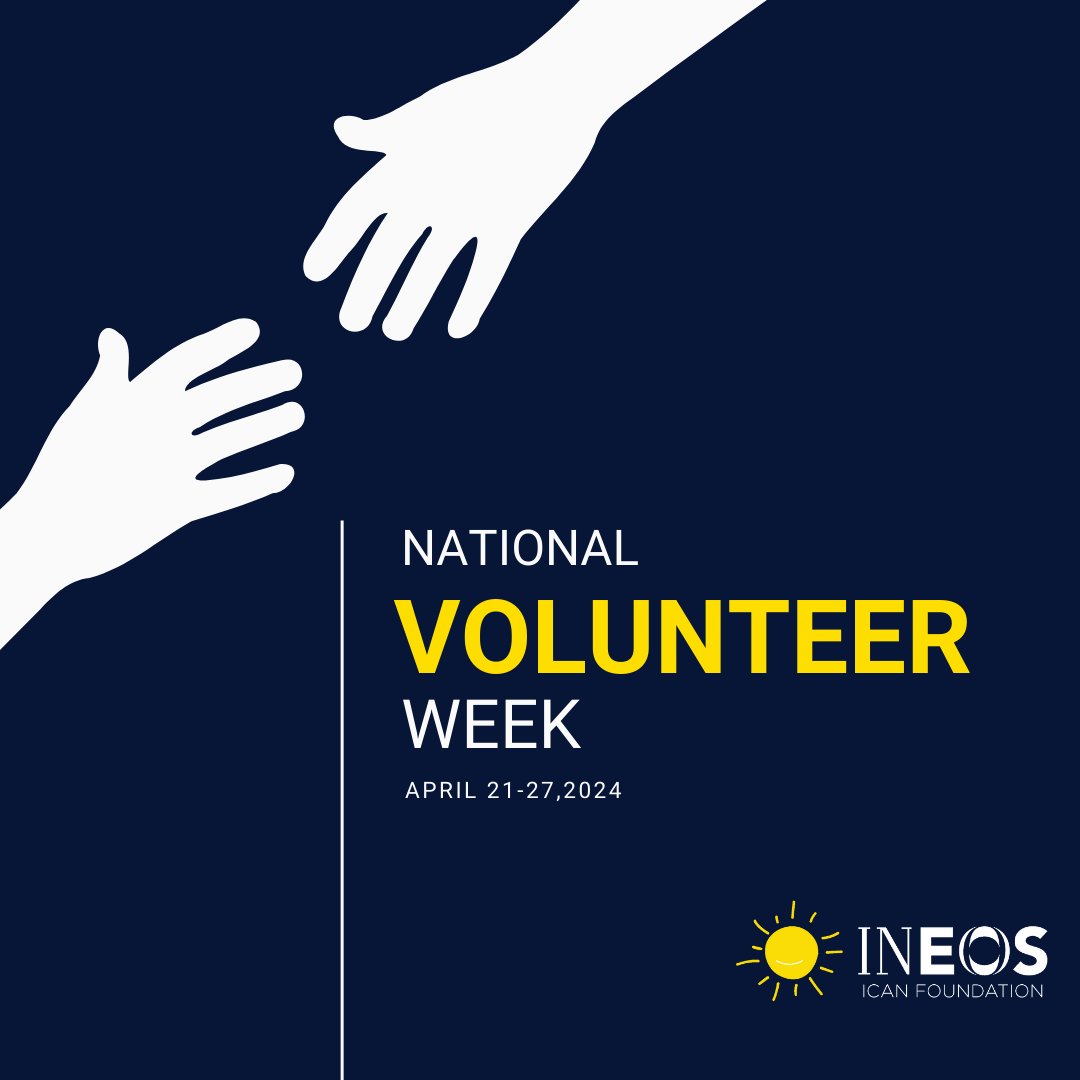 INEOSICANFdn's tweet photo. Behind every success story, there are countless acts of kindness, contribution, and dedication. 😍❤️ Here's to our amazing volunteers! Your impact is immeasurable, and we are profoundly grateful for everything you do. Thank you so very much! 🌟 #NationalVolunteerWeek https://t.co/WGBrr9F9L7
