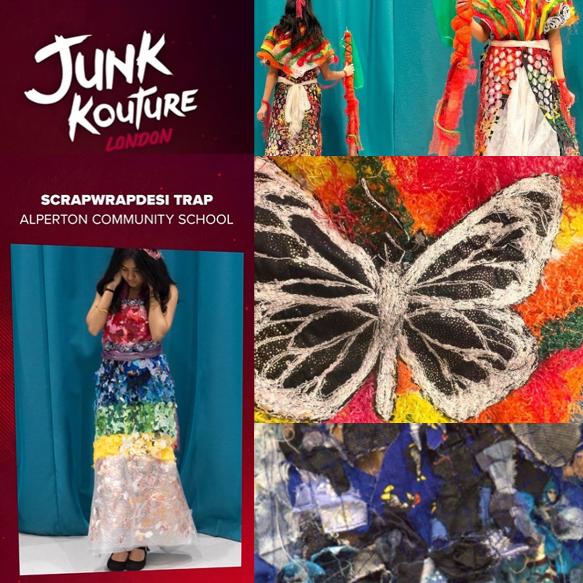 Congratulations to our Textiles students who have been shortlisted for the London Finals of the @junkkouture competition! This is a tremendous achievement and we are really proud of all their hard work. Below you can see a link with their final designs: bit.ly/3U2l8Xz