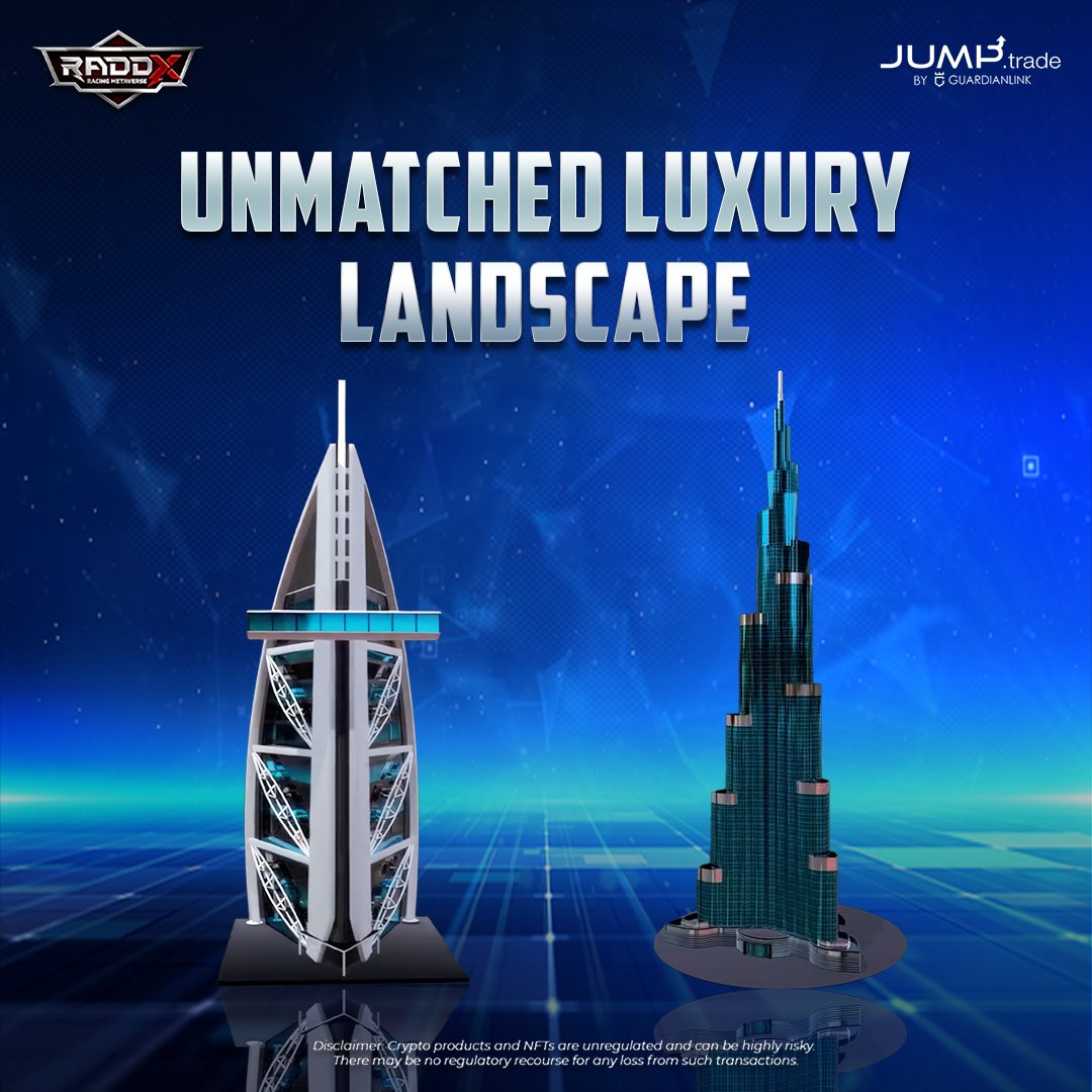 The iconic structures synonymous with luxury can be yours in the RADDX Racing Metaverse!! Explore 👉jump.trade/nft-marketplac… #Web3Community #NFTCollection #BlockchainGaming