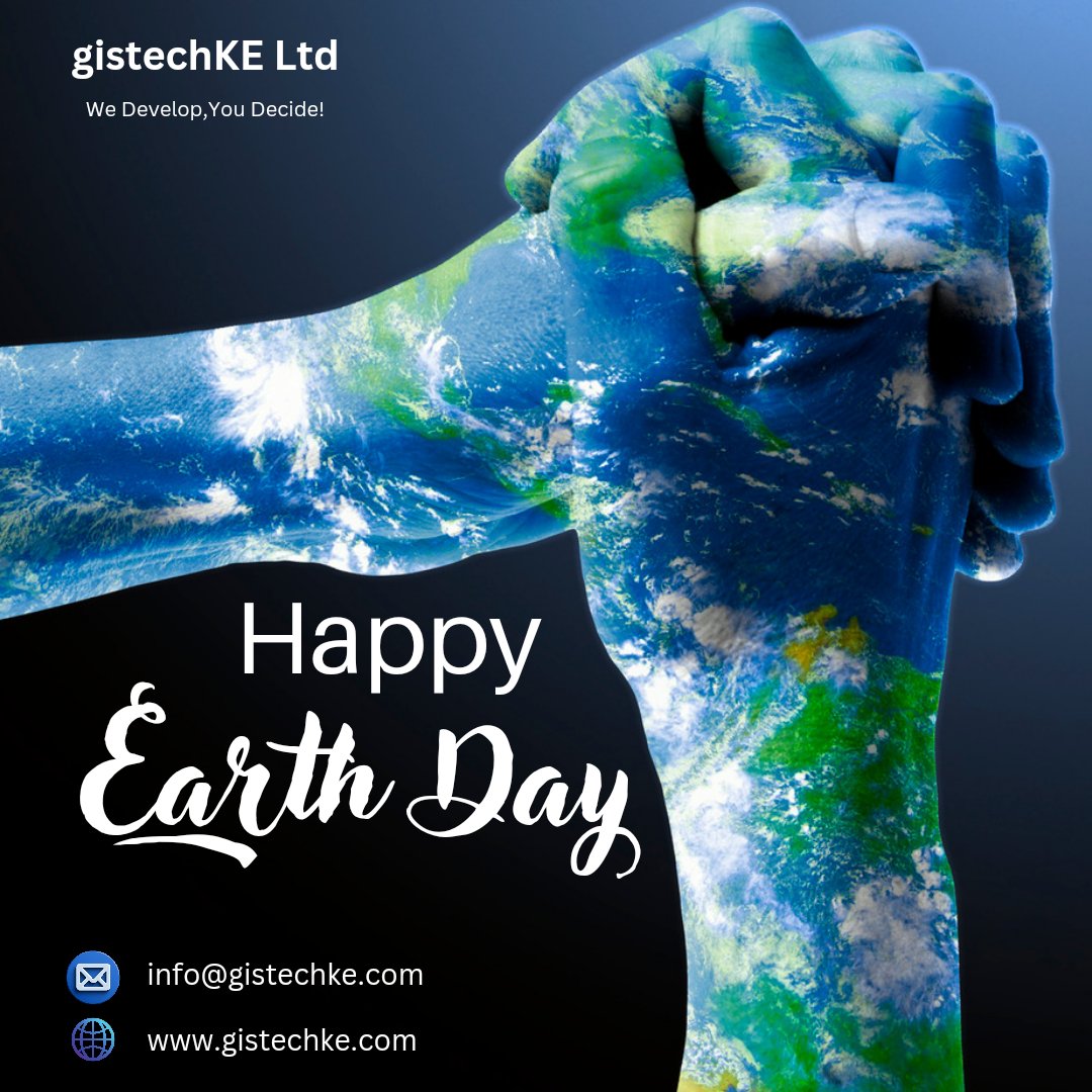 gistechke's tweet image. Happy Earth Day 2024, join gistechKE in our commitment to environmental stewardship!🌍Let's leverage geospatial insights to drive positive change and build a sustainable future.#EarthDayEvery #Sustainability #Geospatial #GIS #Mapping #EarthDay2024 #ProtectOurPlanet #GIS
#Mapping