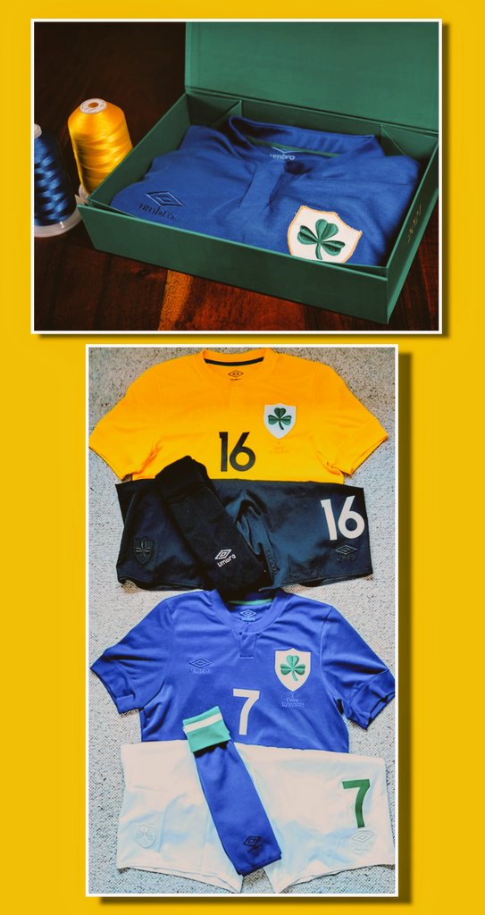 A Centenary is a very special & important milestone to mark for any team. I think it's fair to say that the #Umbro kit that #Ireland wore against Qatar in #Dublin to mark the first 100 years of #Irish international football did the occasion & #history justice #COYBIG 🔵 🟡 = 🇮🇪
