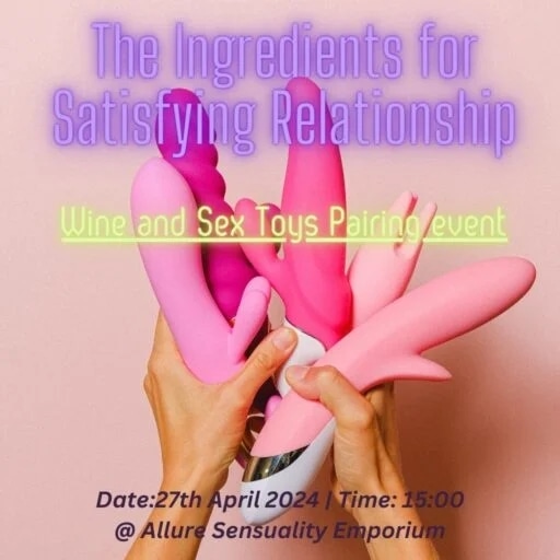 27 April 2024 time 15:00 Venue @allureemporium Milnerton Join #wine and #sextoys pairing event Tickets and more info click alluresensuality.co.za/sex-toys/event… Cape Town gig guide