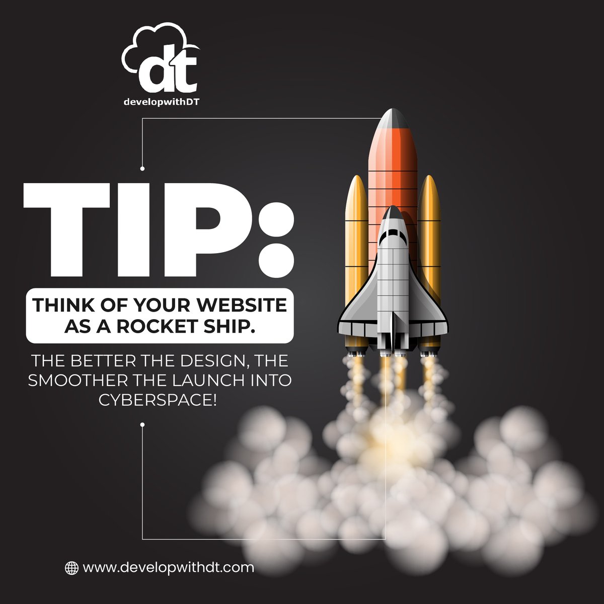 Ready to soar above the competition? Elevate your digital presence with exceptional web design. Explore developwithdt.com and ignite your journey towards digital success today! #WebDesignExcellence #AchieveSuccess #WebDesignTip #LaunchSuccess