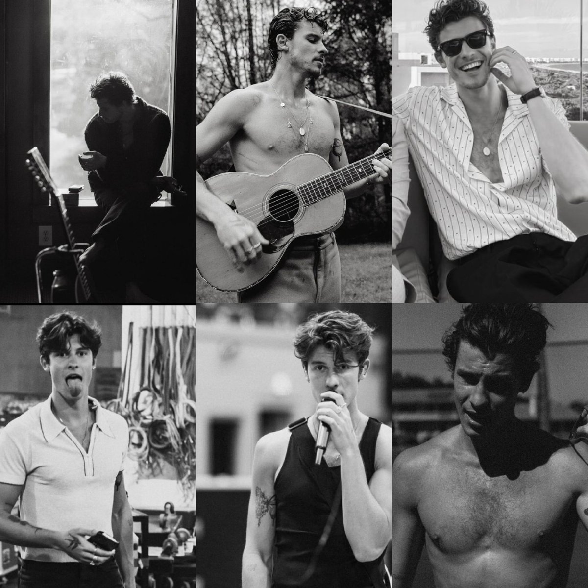 shawn mendes in black & white