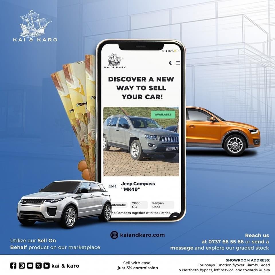 kaiandkaro.com; the safest way to import, buy, or sell a car in Kenya ✅️ There's plenty of perks you get when you sell your car through kaiandkaro.com. Apart from the free valuation, here are more reasons why you should consider kaiandkaro.com.