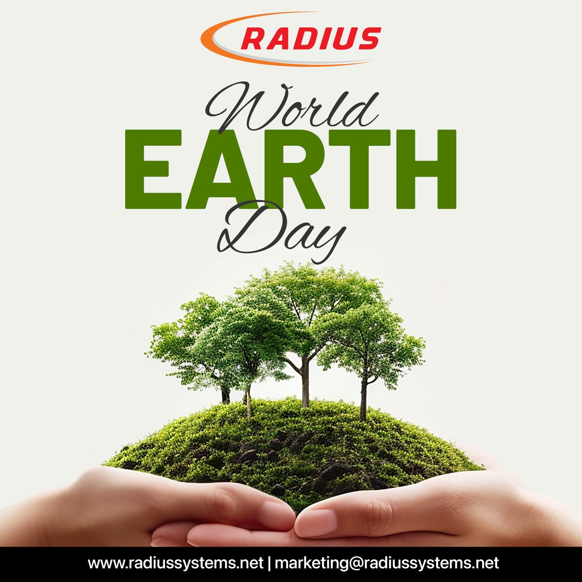 Earth Day reminds us of the incredible beauty and diversity of our planet.  Let's cherish and protect it by making conscious choices that promote a healthier environment. 
 #CherishOurEarth #ChooseSustainability #EarthDayAwareness #RadiusSystems