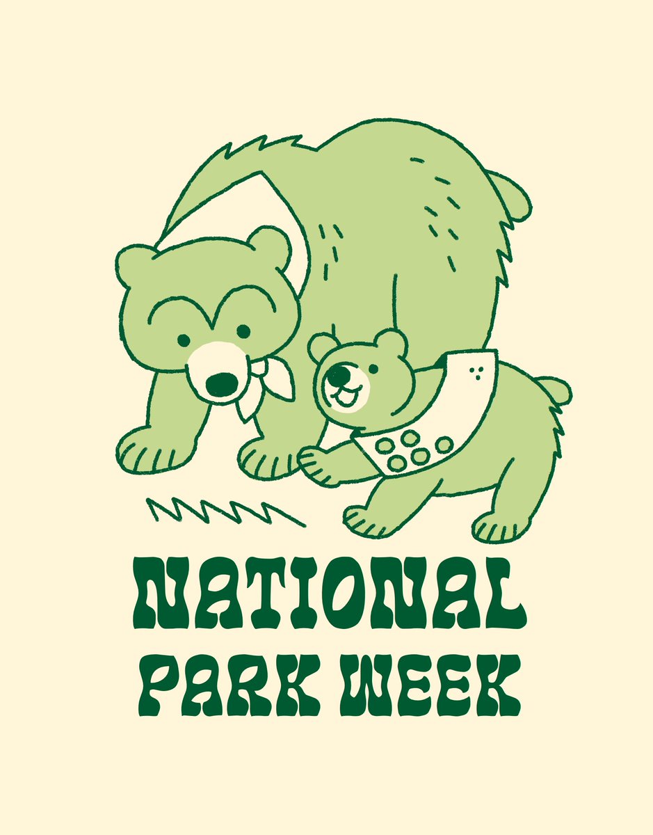 some work for @NPCA national park week! 💚🌲