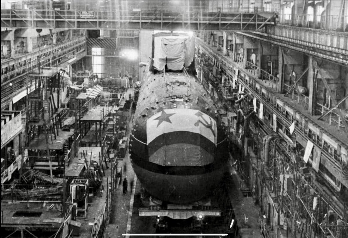 #OTD in 1978. There were two ceremonies of keel laying: - TK-202 2nd «Typhoon» SSBN - K-278 «Komsomolets» unique titanium deepwater SSN