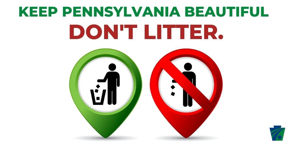 This #EarthDay, we’re spotlighting the Pick Up PA cleanup campaign. In 2023, volunteers disposed of 2.9M lbs. of trash and cleaned 8K+ miles of roads, shorelines, & trails. Visit cleanup.keeppabeautiful.org/Calendar.html to find a local event or create your own! @ABeautifulPA