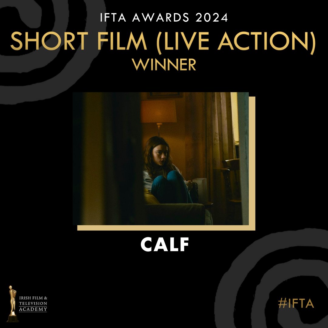 What exciting news to start the week! 🎬 We're so delighted that the Virgin Media Discovers Short Film 'CALF' won an @IFTA over the weekend! 🙌 Watch it now for free on the Virgin Media Player 💻 @CarbonatedComet | @ScreenIreland