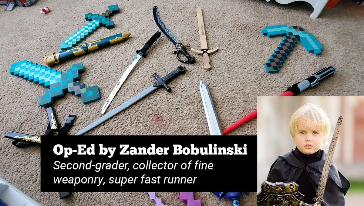 Op-Ed: If I Obtain One More Toy Plastic Sword, I Shall Be Satisfied buff.ly/3Qf1vu2