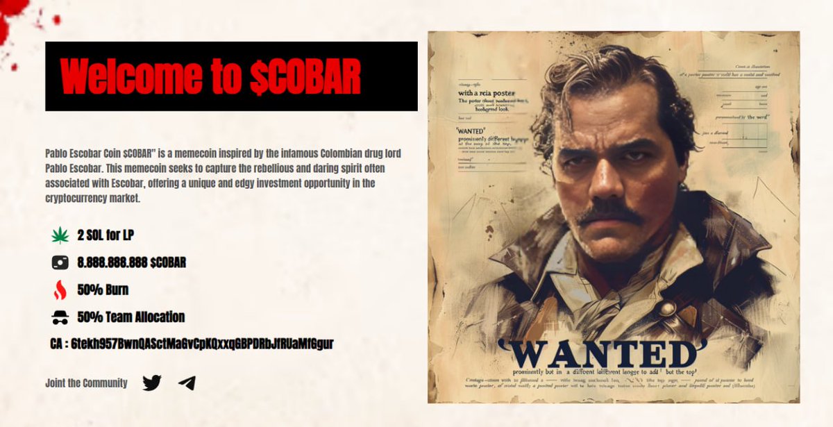 Pablo Escobar on Solana tweet media
