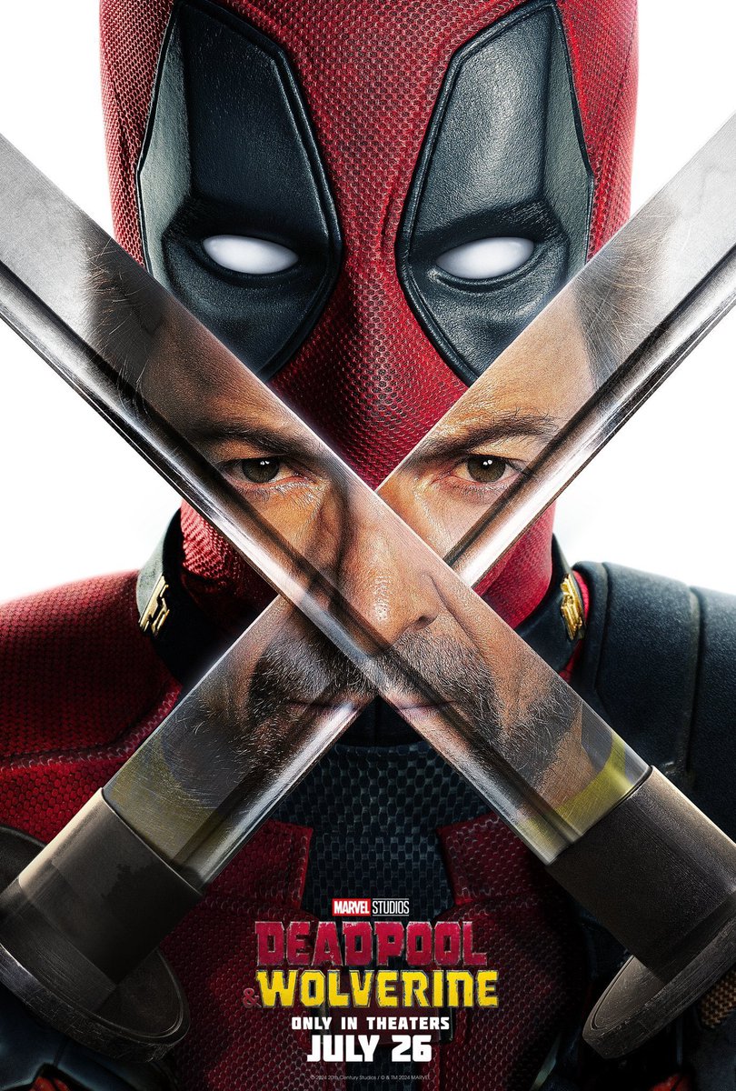 New posters released for Deadpool & Wolverine. A Wolverine version and a Deadpool version. #DeadpoolAndWolverine