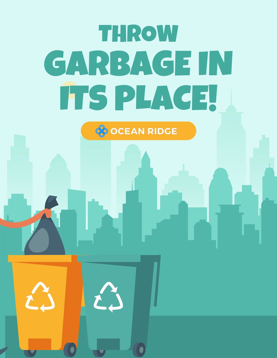 oceanridgegroup's tweet photo. Think creatively outside the trash can. Recycle and innovate for our planet. ♻️🌏

#InnovateToRecycle #TrashToTrend https://t.co/gR4gYFAJsL