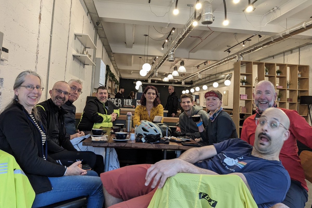 #BikeBreakfastClub... fab morning vibes, great coffee & bike chat 🚲☕️😜 🚲 Every Wednesday morning throughout APRIL catch us @waylandsyard, Bull Street ⏰ pop by anytime between 7.30-9am ✨ EVERYONE WELCOME! Keep up to date with meet ups here: msha.ke/bikeadventures…