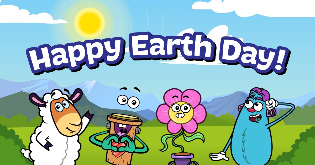 Happy #EarthDay! 🌍 💚 Celebrate accordingly by listening to QuaverMusic's 'Save the Planet' today: bit.ly/4azldZN.