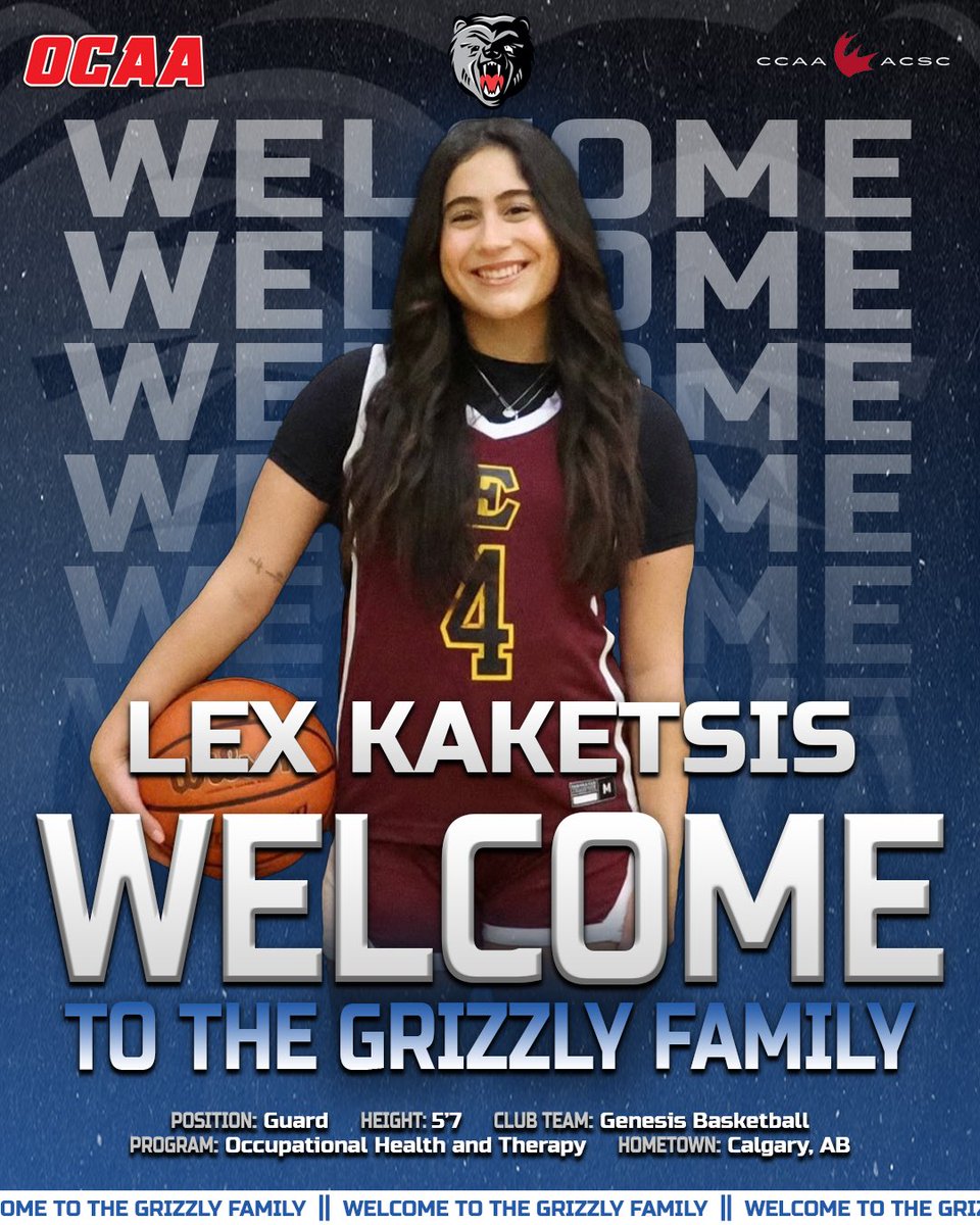 A major addition for the Grizzlies, as the women’s basketball team begin to build their squad for the fall! 

Welcome to the Grizzly Family, Lex!

#OWNTHEDEN #ItsON #ExperienceGeorgian