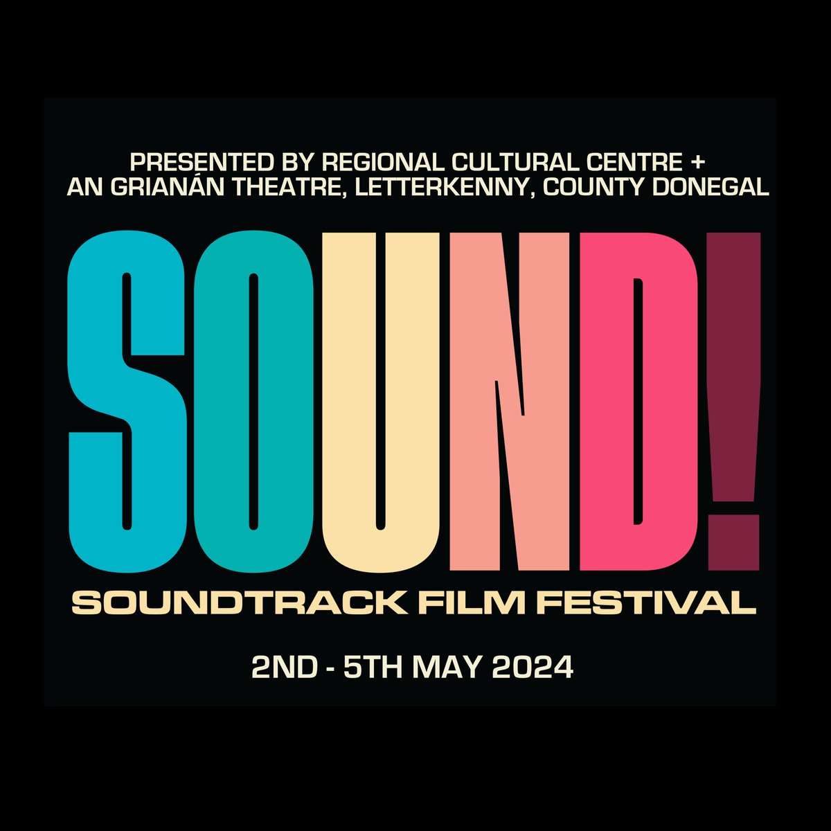 Celebrating the art of music and sound in film, Sound! is presented by Regional Cultural Centre Letterkenny in partnership with An Grianán Theatre. Full details ➡️ regionalculturalcentre.com/sound2024/ #Donegal #YourCouncil