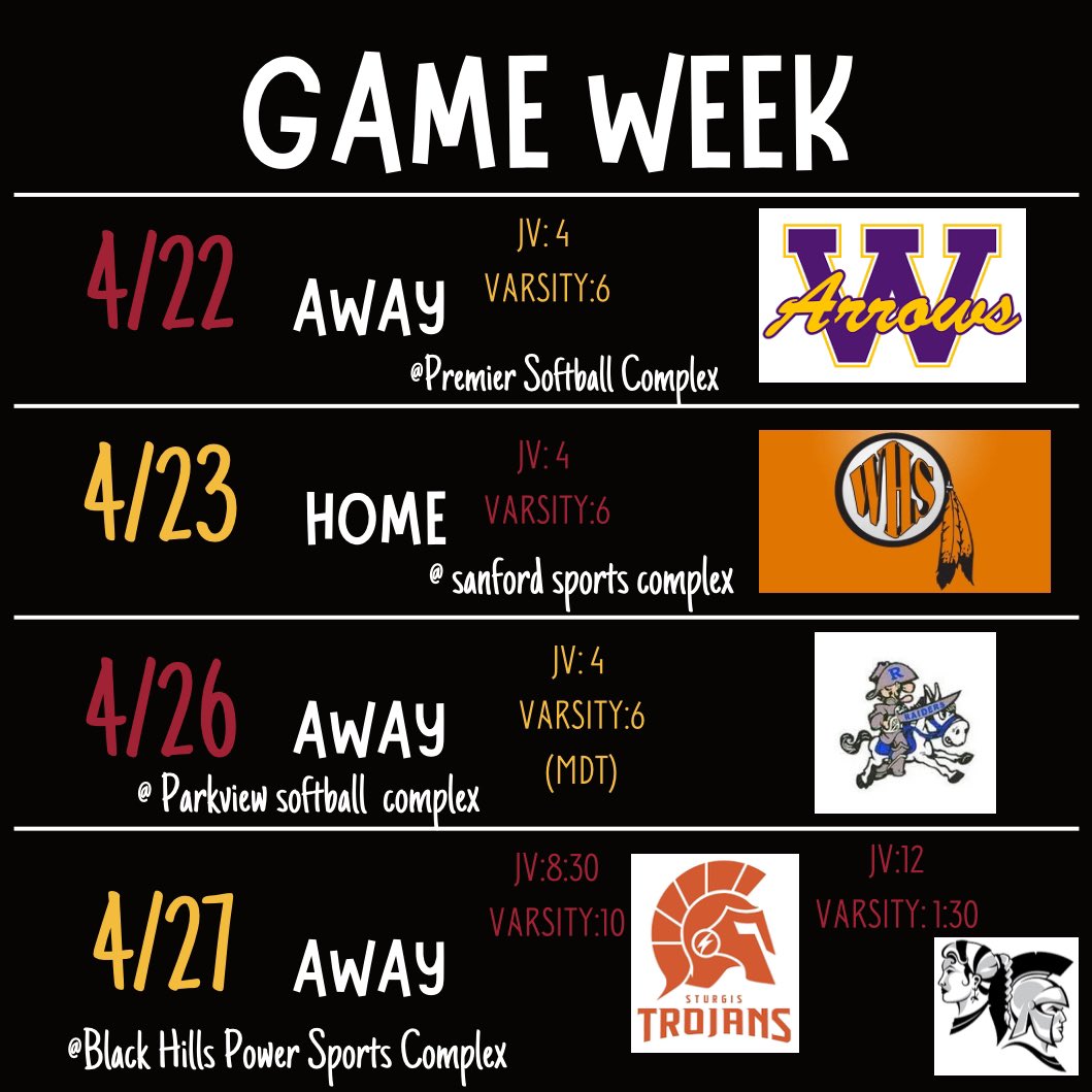 THIS WEEK IS A GREAT WEEK FOR SOFTBALL 🥎 🥎🚨🚨