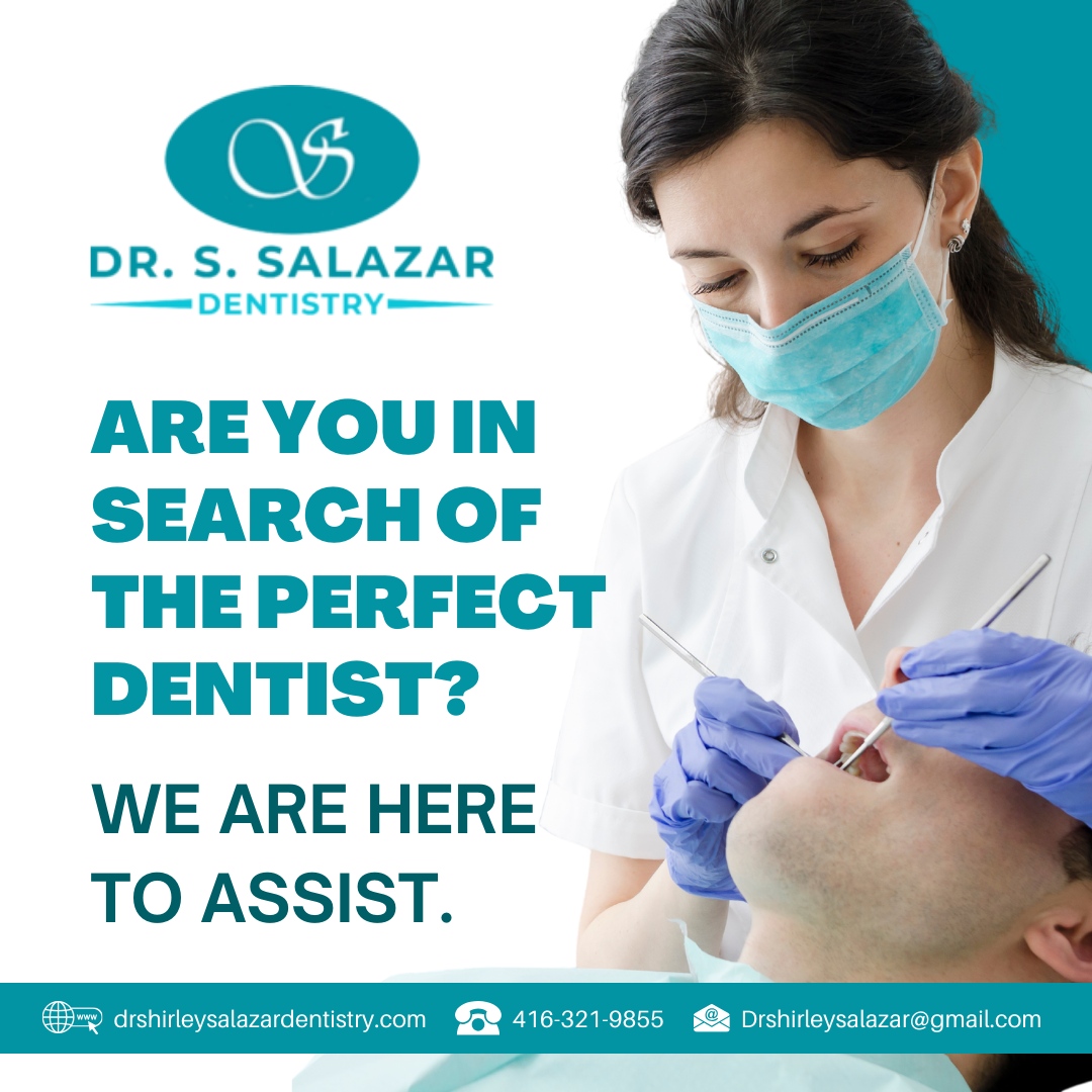 Let us care for your smile and exceed your expectations. 😊🌟 

Contact us to reserve your spot! 📞

🌐 drshirleysalazardentistry.com
📞 416-321-9855
📧 Drshirleysalazar@gmail.com

#DrShirleySalazarDentistry #dentalclinic #dental #teeth #dentalpractice