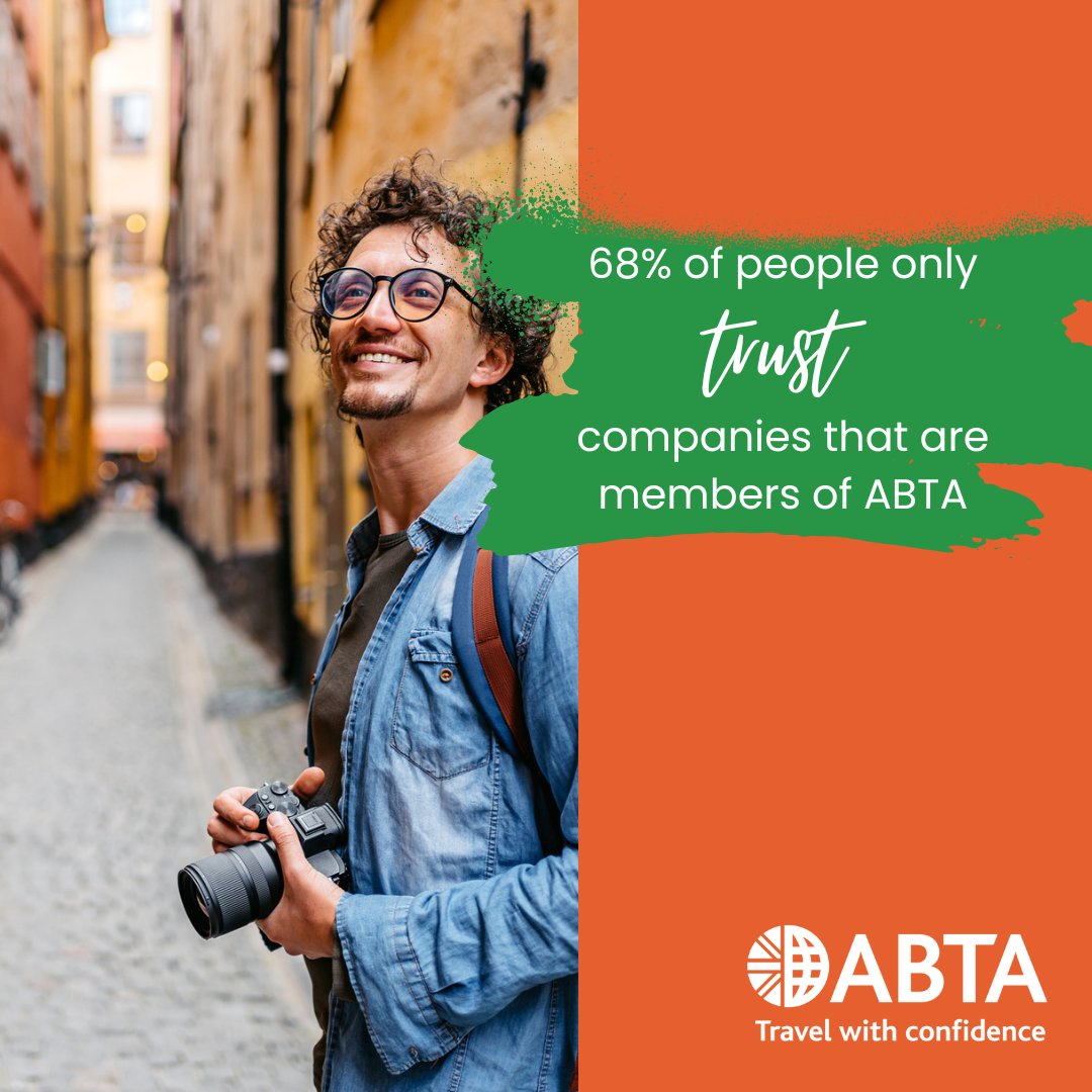 ⏰💰 You spend a lot of time and money on planning and booking a holiday. 🤝 So it’s only right that you trust the company your booking with. 🤩 The ABTA logo provides trust for many travellers, make sure you look out for it when booking your next trip.
