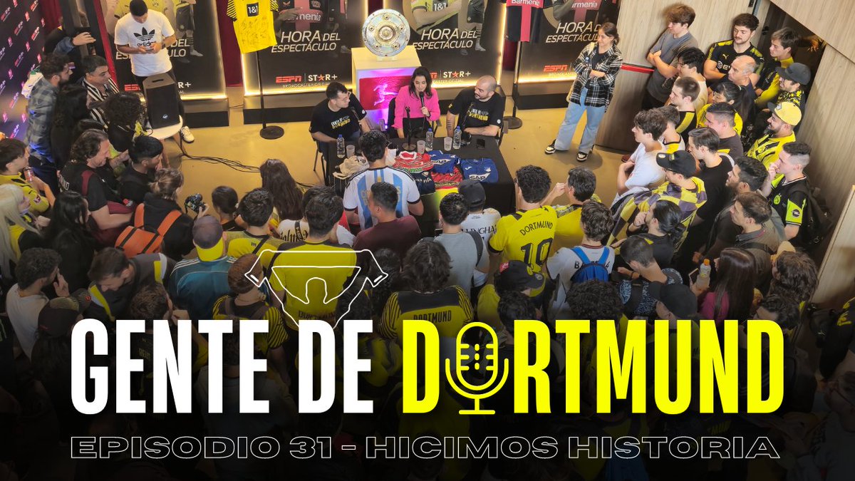 🚨 YA SALIÓ EL NUEVO EPISODIO DE GENTE DE DORTMUND 🚨 💛 Con todos los hinchas a nuestro alrededor hablamos sobre la igualdad ante Leverkusen y muchas cosas más 🖤 🟢 spoti.fi/3W9p6QT 🔴 youtu.be/IIMP9ND9Tu0