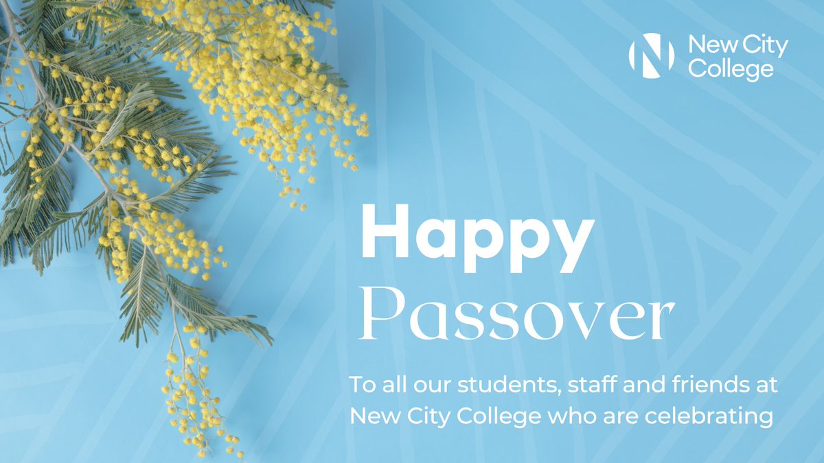 NCC extends warm wishes to our staff and students celebrating Passover! Passover, is a significant Jewish festival commemorating the liberation of the Israelites from slavery in ancient Egypt. It's a time of reflection, remembrance, and celebration with family and friends.