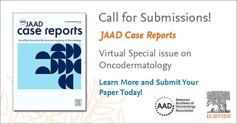 Learn more and submit your research today! spkl.io/601540GZN @JAADjournals #CFP #Callforsubmissions #VirtualSpecialIssue #VSI #JAADCaseReports #JAAD #Oncodermatology