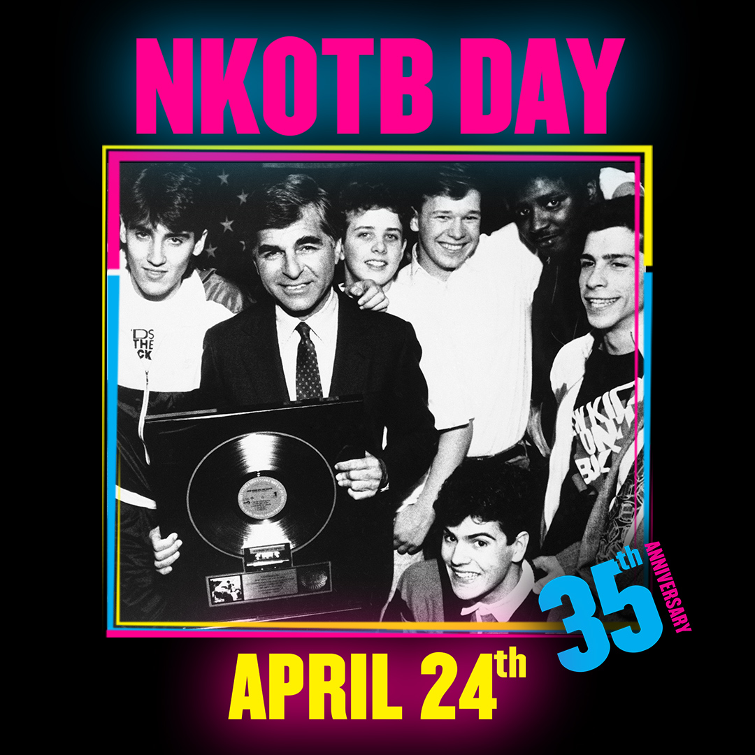 It's Official! New Kids on the Block Day was first declared on April 24th in 1989 and we are celebrating the 35th Anniversary with a special priced Magic Pack. Get four Magic Summer Tour tickets for just $89.00, plus fees starting this Wednesday. #nkotbday  #nkotbmagicpack