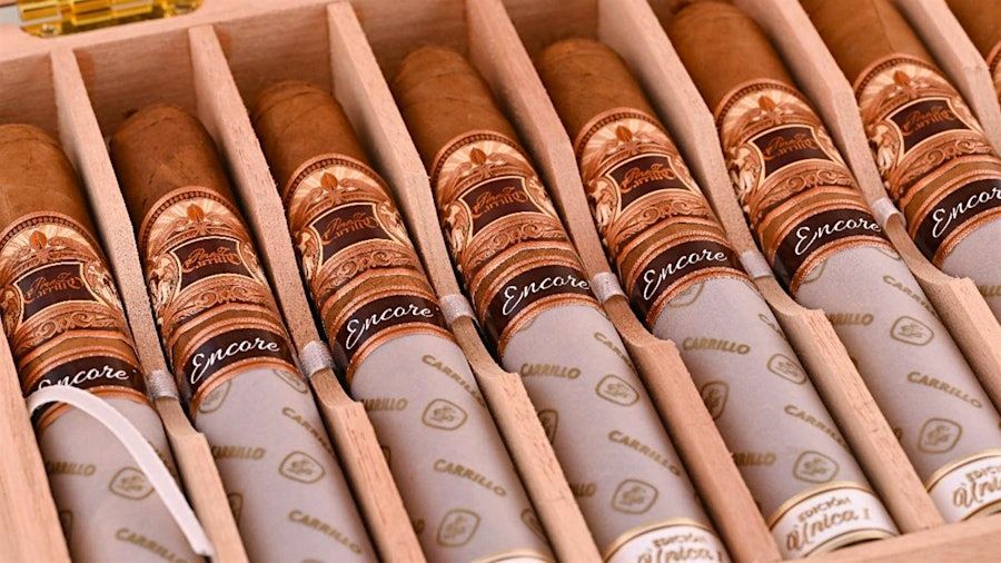 Ernesto Perez-Carrillo is expanding his Encore brand with two new versions intended for international markets. Called Encore Noir and Encore Edición Unica, the new releases are heading to international retailers now. bit.ly/4aH7EYr #cigaraficionado #epcarrillocigars