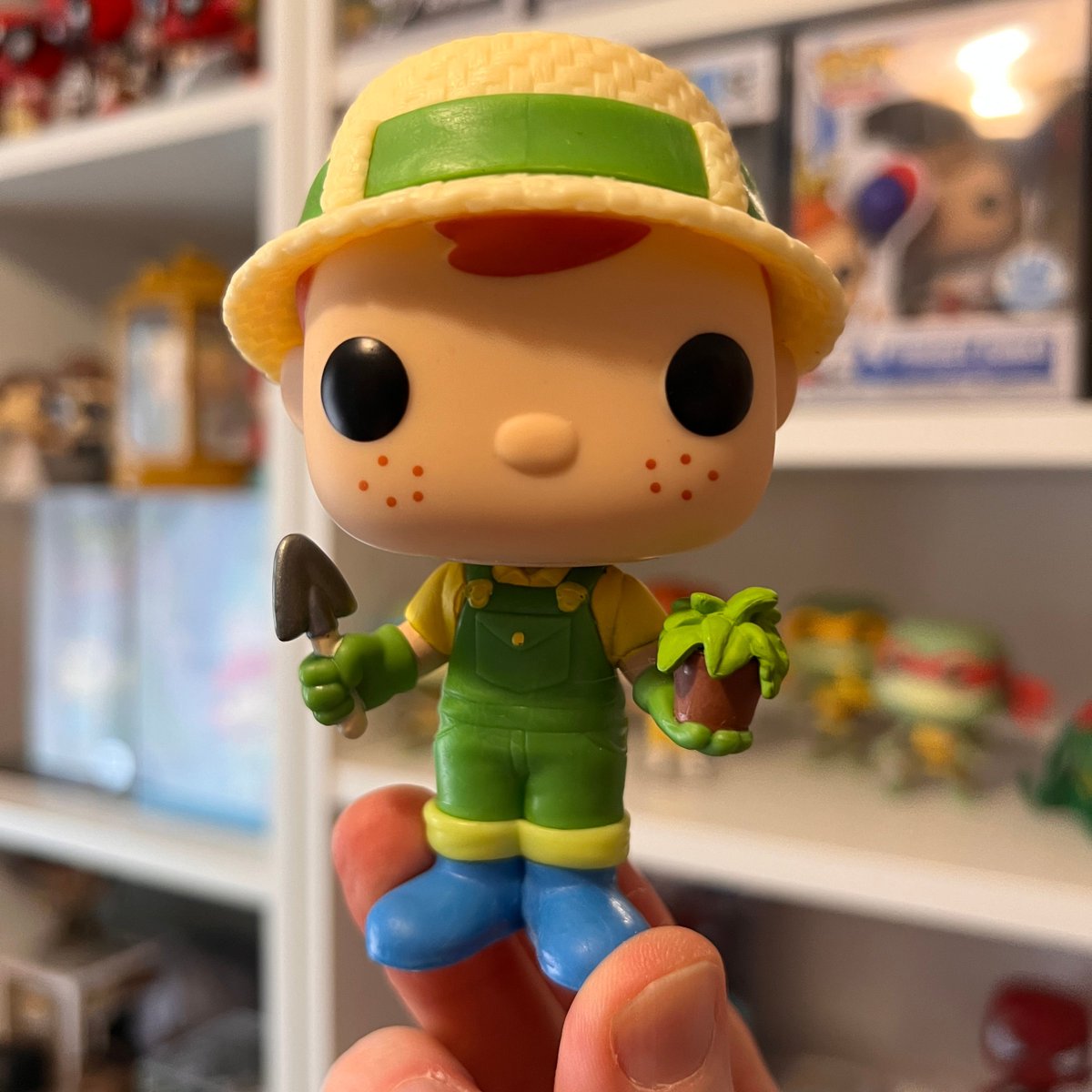 It's Earth Day 2024 and I'm GROWING my Freddy Funko line-up now with this one...

It's Farmer Freddy! This one is an Earth Day Funko Exclusive in the greatly reduced plastic packaging. He'll fit right in to my Freddy Funko Pop collection! 

#FreddyFunko #FunkoFunatic