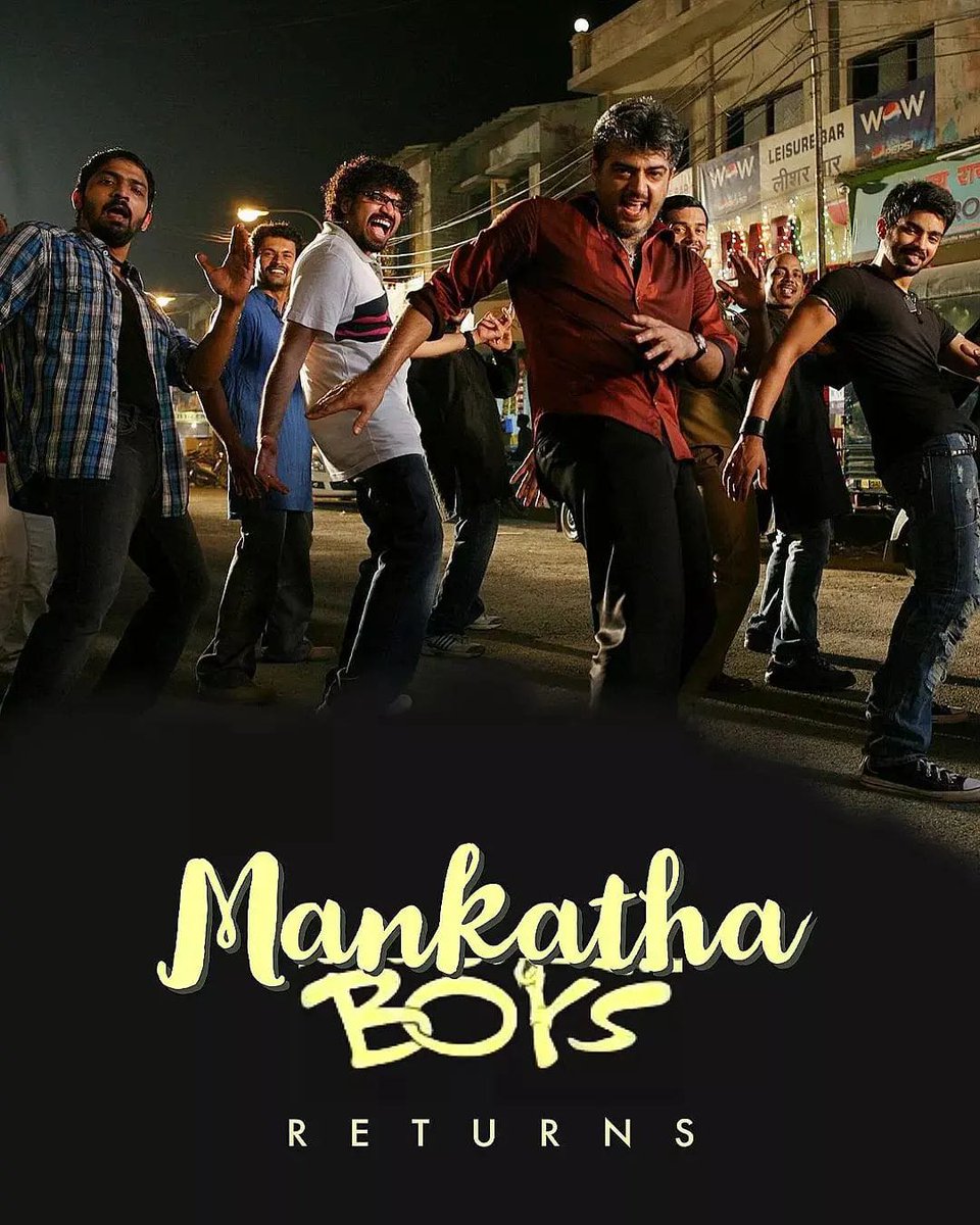 Manjummel boys fever is over. 
Next #Mankatha Boys returns 🔥😊 

@vp_offl @thisisysr @MahatOfficial @Premgiamaren @actor_vaibhav @AshwinKakumanu