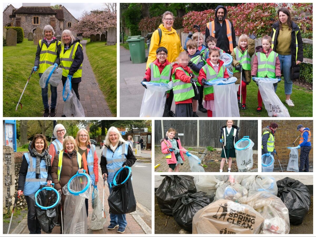 A big thank you to Great Bookham Belles WI , St Nicolas Church, Great Bookham Eco Team, Polesden Lacey Infant School , Eastwick School and the people we support who attended our Earth Day Litter Pick. We collected 9 bags of rubbish in just over an hour.