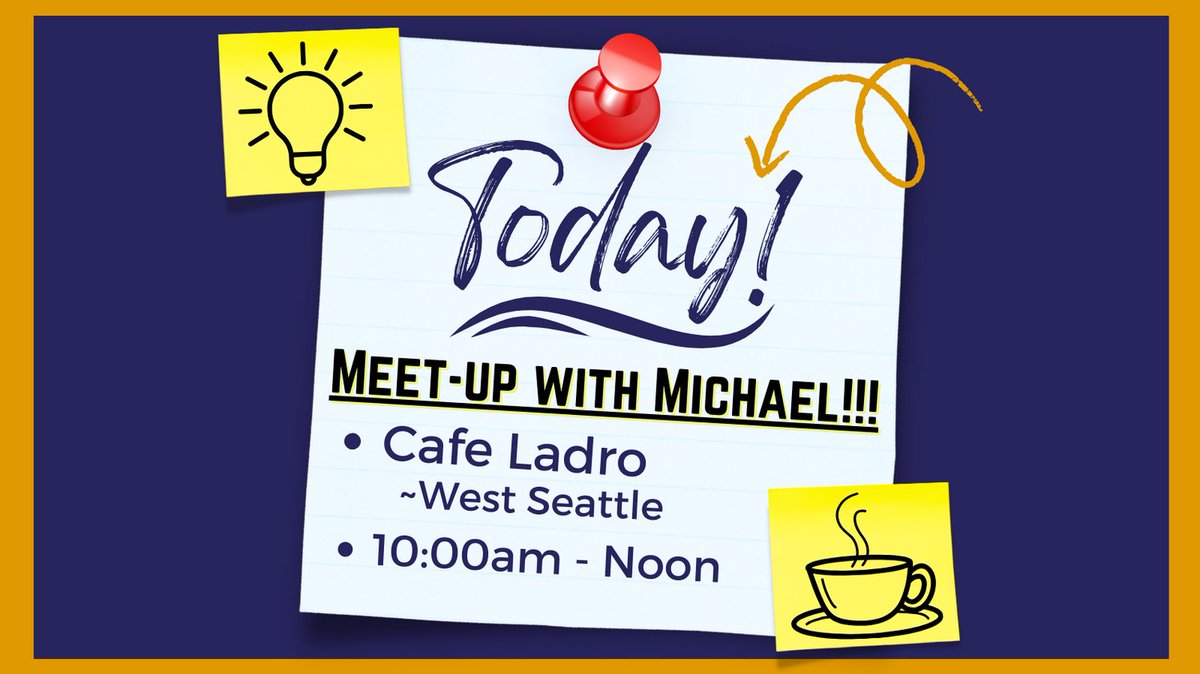 TODAY! Grab a coffee on us and have a chat with Michael our Executive Director. Learn about upcoming events & latest in gig news! RSVP below, or stop by if you are in the area!

secure.everyaction.com/eJQx0ZtUCkGG5g…

#deliverydrivers #uber #lyft #doordash #ubereats #cafeladro #WestSeattle