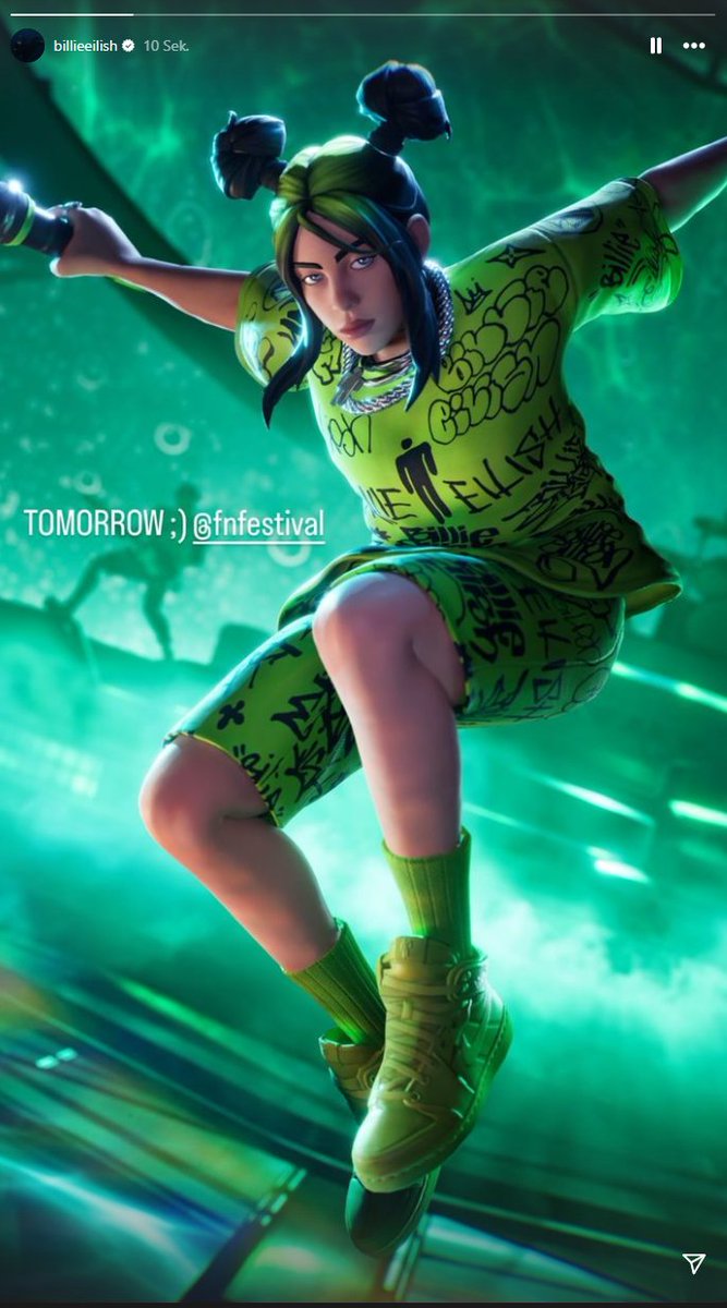 BILLIE EILISH IS THE NEXT ARTIST IN FORTNITE 🔥