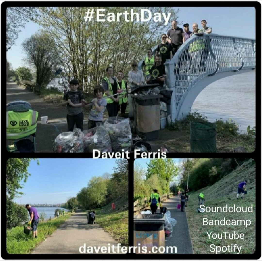 #EarthDay 
Let's all get out & clean up, stop using plastic, recycle & #govegan. Whilst cleaning our beaches, parks, etc have #DaveitFerris' music playing in your ears!!! 

soundcloud.com/daveitferris

daveitferris.bandcamp.com 

m.youtube.com/channel/UCpKbj… 

open.spotify.com/artist/2xXLh8k…