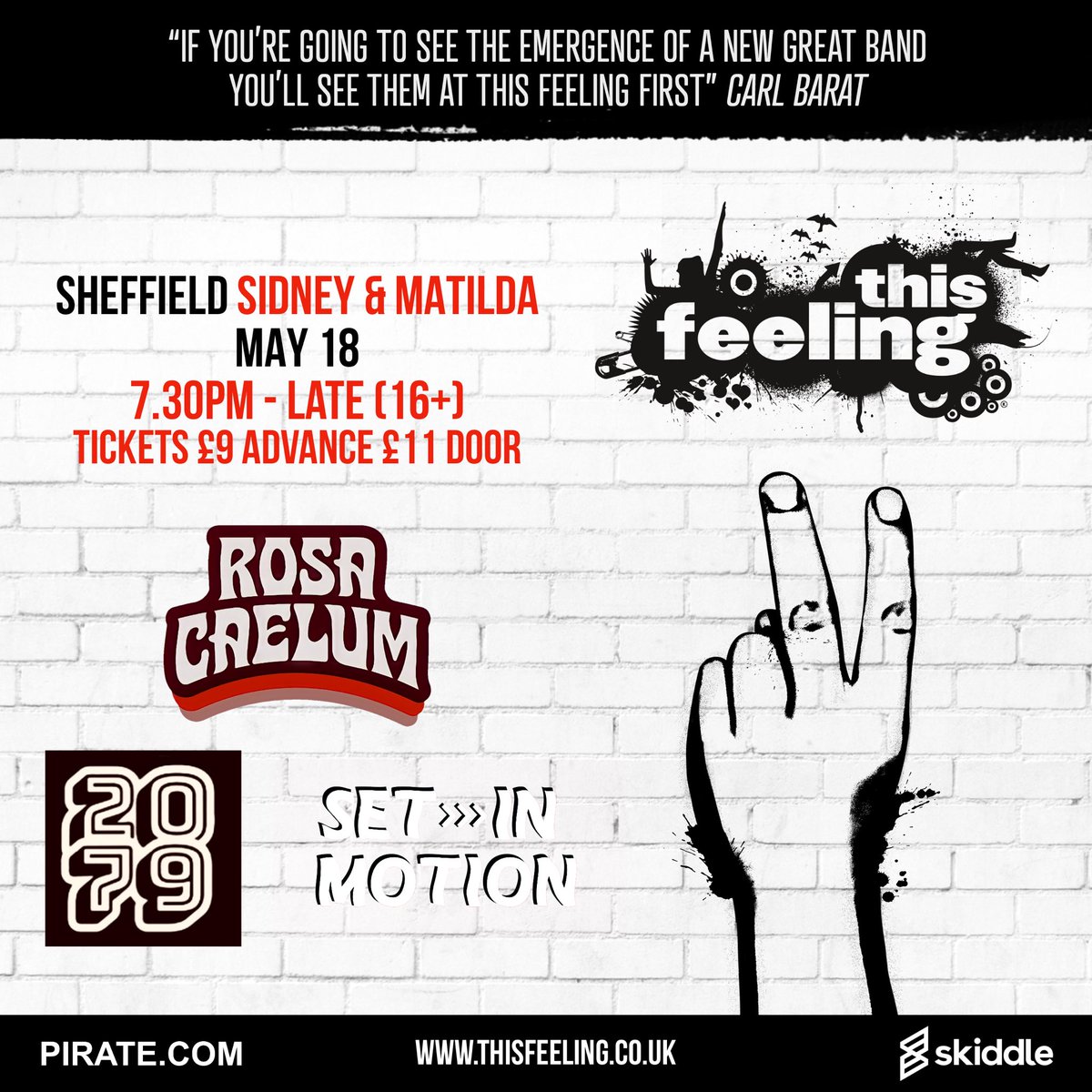 As part of a club tour with @This_Feeling , we play London and Sheffield on 17th and 18th May 2024! We can’t wait to see you all across the country… Tickets are available to purchase now in the link in our bio.