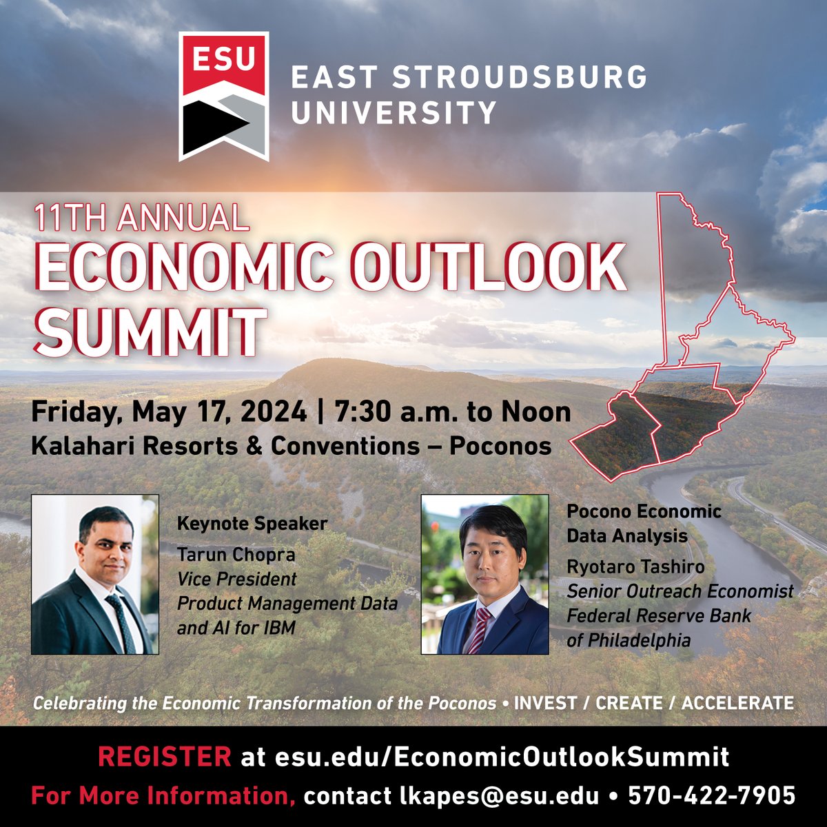 Tarun Chopra, Vice President of Product Management Data and AI for IBM, will present the keynote address at the ESU Economic Outlook Summit on Friday, May 17. 👉 esu.pulse.ly/refmp4vz75http…