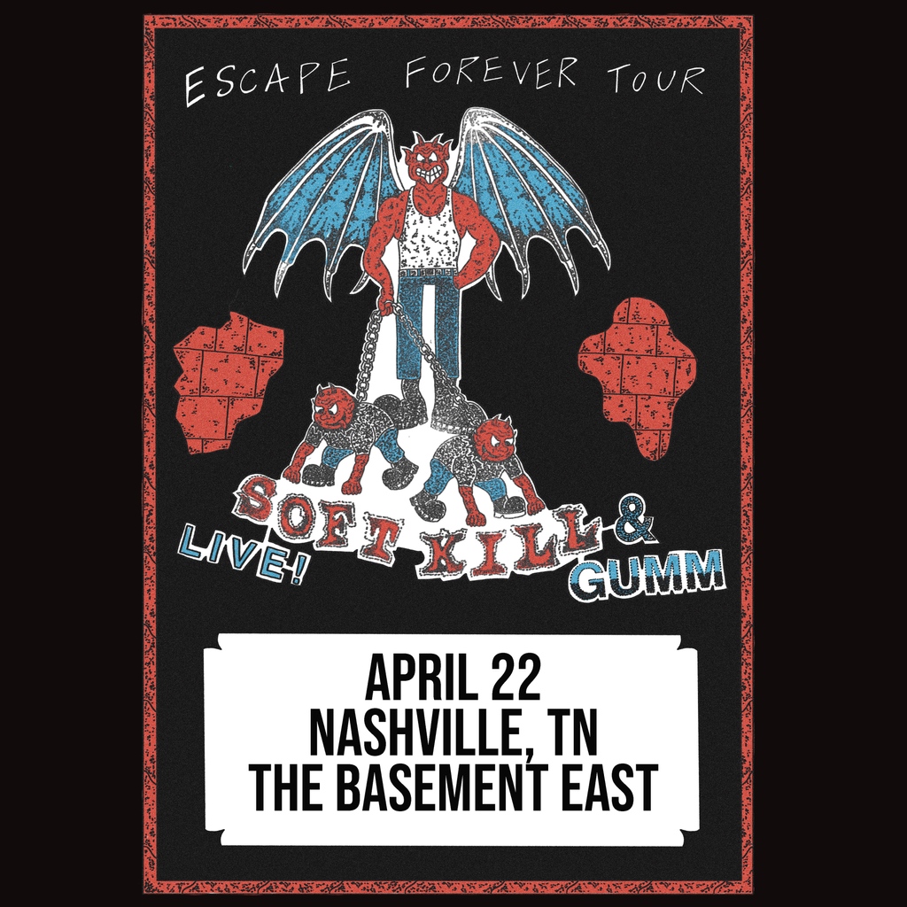 TONIGHT! We've got @_softkill in the house at 8PM with Gumm and Liberty & Justice! Doors open at 7PM. Grab tickets now at the link or at the door. bit.ly/3G9uDNR