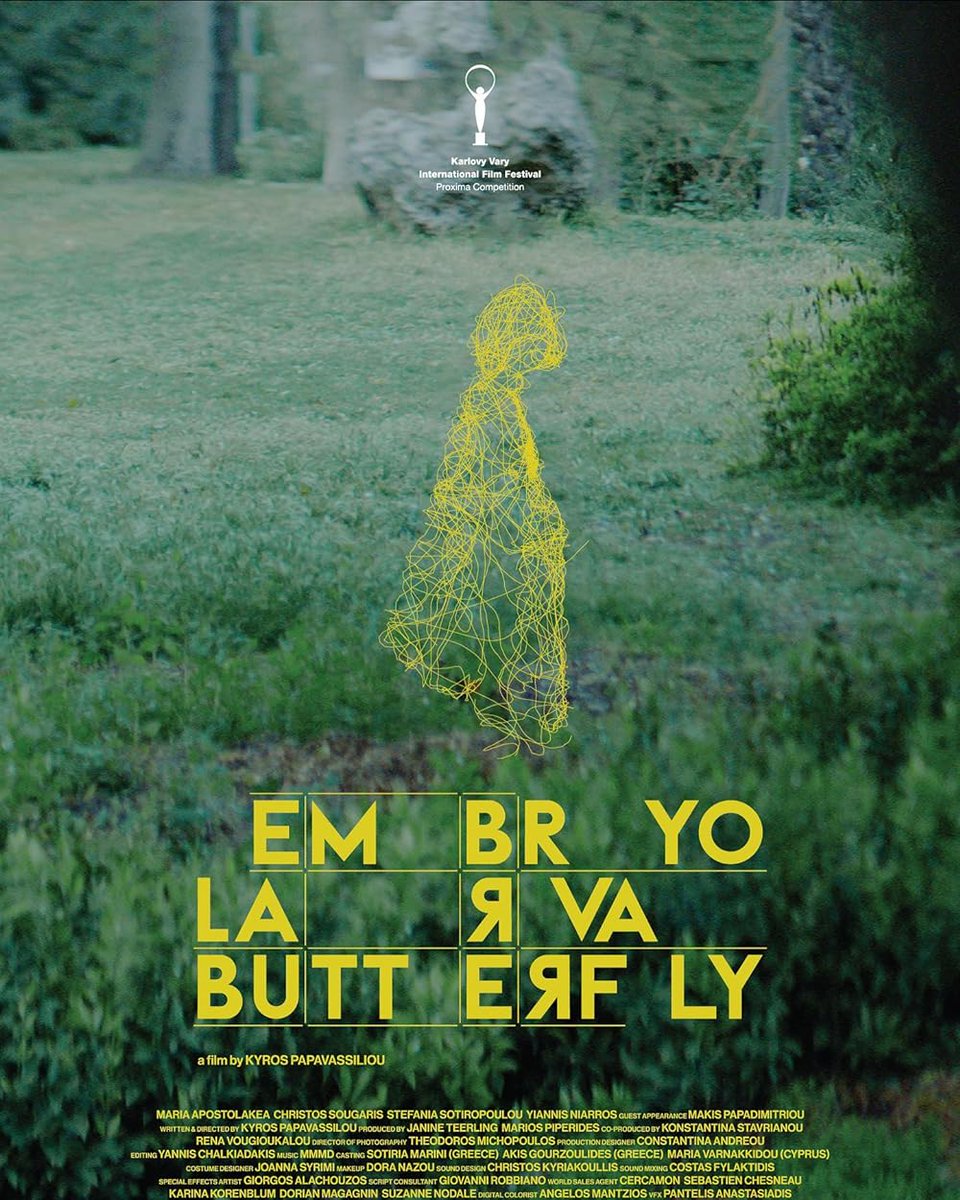 @canevrenol #İstanbulFilmFestivali #istfilmfest43 #embryolarvabutterfly