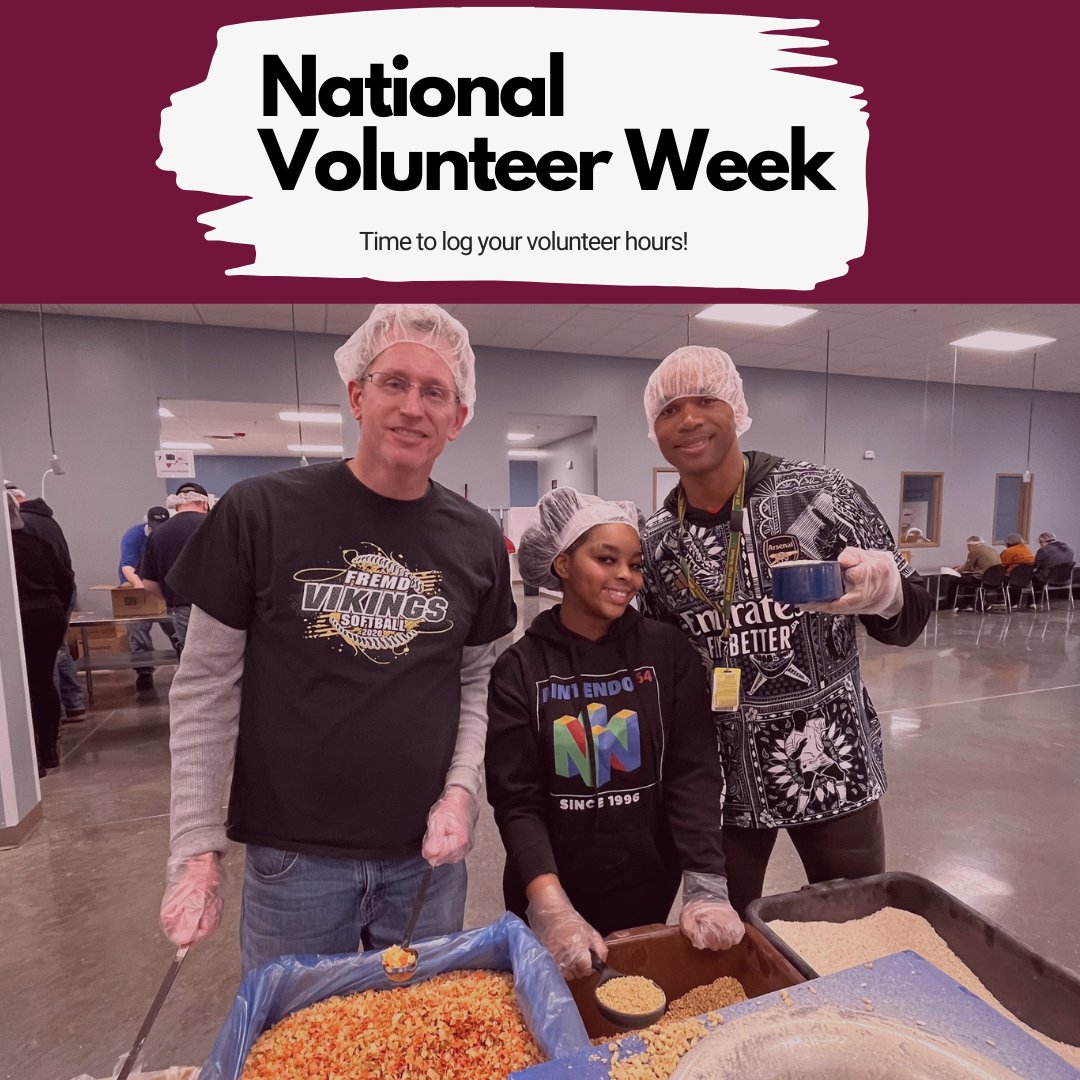 Students, this week is National Volunteer Week. Make sure to log your hours using MaiaLearning. bit.ly/3JwoM7g