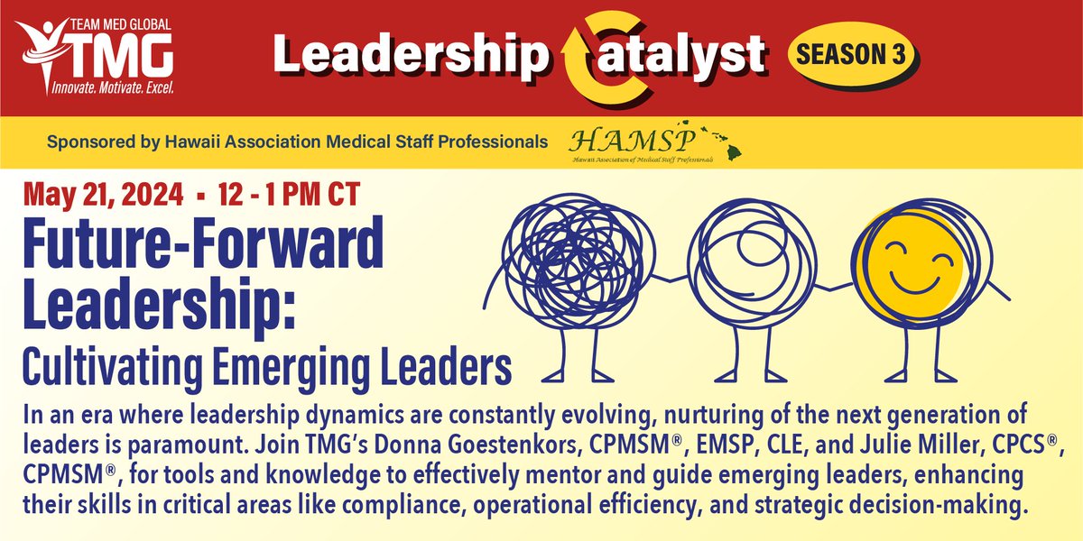 Are you nurturing of the next generation of leaders? Join TMG for a live webinar Tuesday, May 21, 12-1 PM CT – or watch the recorded webinar on demand. Register here: bit.ly/4bD3Yrm #EmergingLeaders